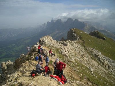 010-Rast an der Kleinen Latemarscharte